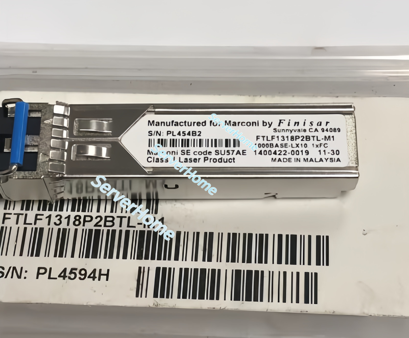 Finisar FTLF1318P2BTL-M1 1000BASE-LX 1.25G 10km Single-Mode SFP Transceiver