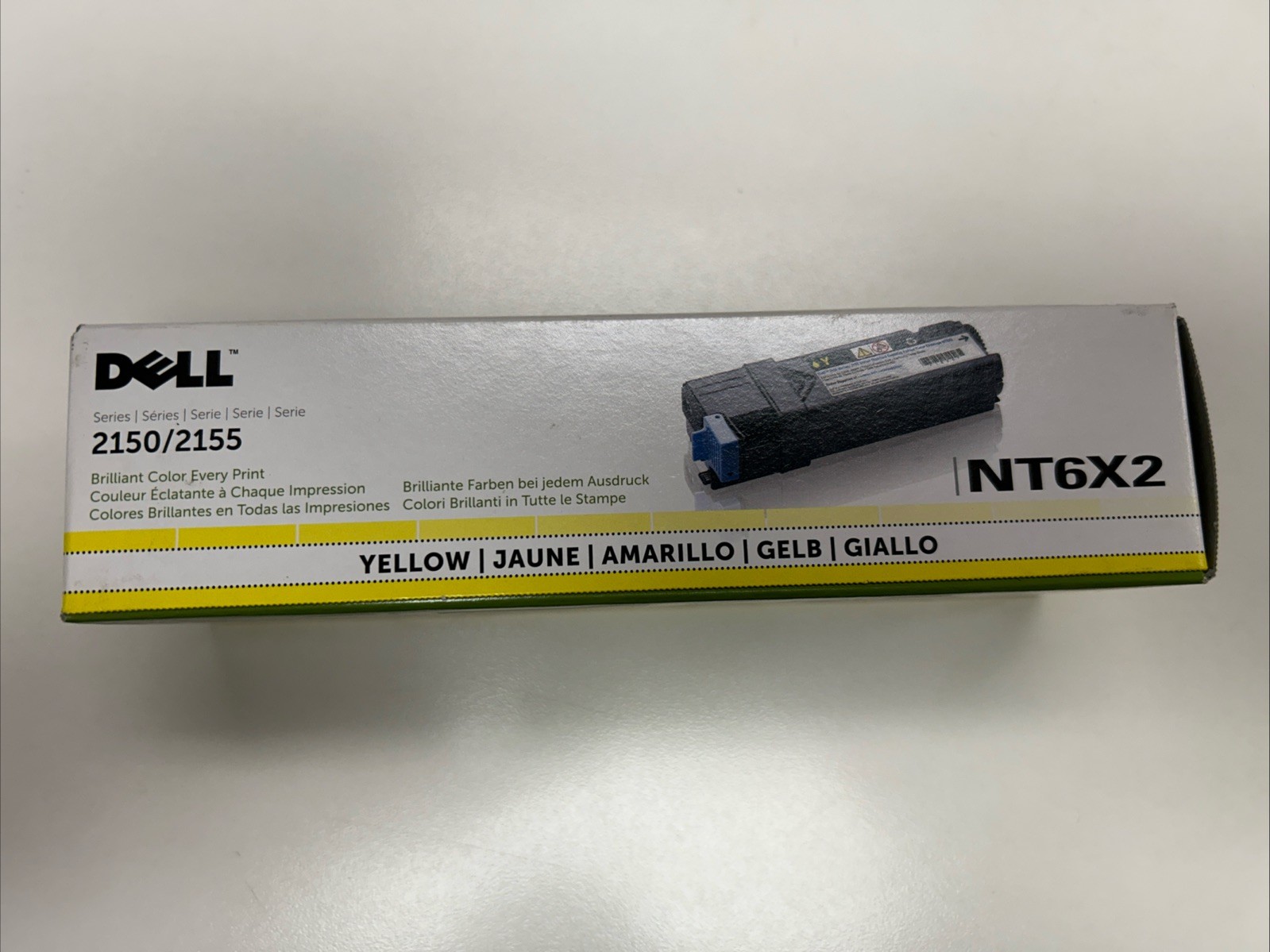 Dell Genuine NT6X2 (8GK7X) Yellow Toner 2150cn/2150cdn/2155cn/2155cdn