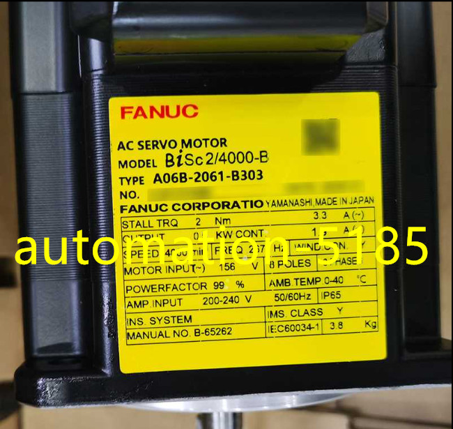 1PCS Fanuc A06B-0061-B303 servo motor New fedex or DHL