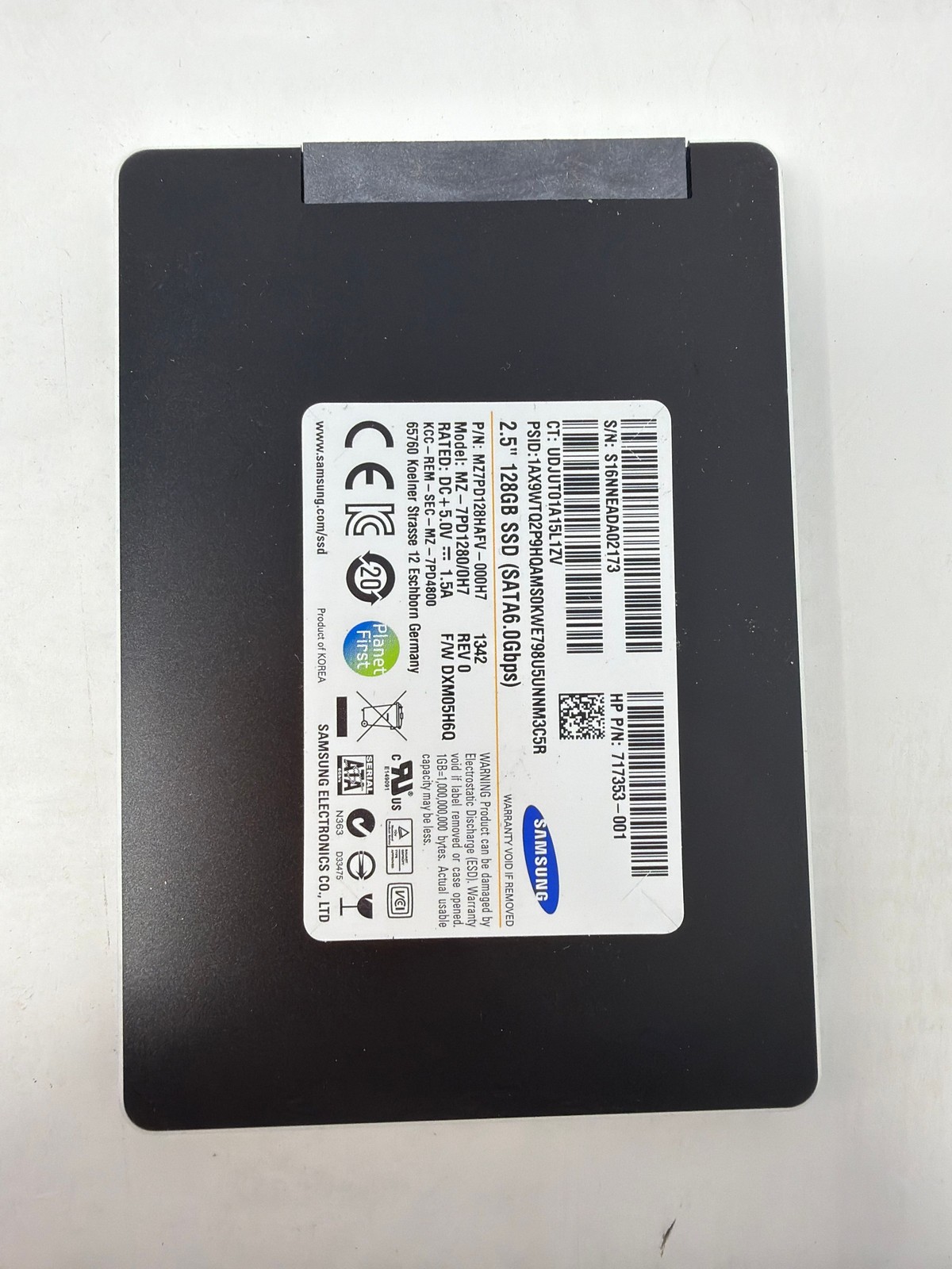 Samsung MZ7PD256HAFV-000H7 256GB SATA Grade B