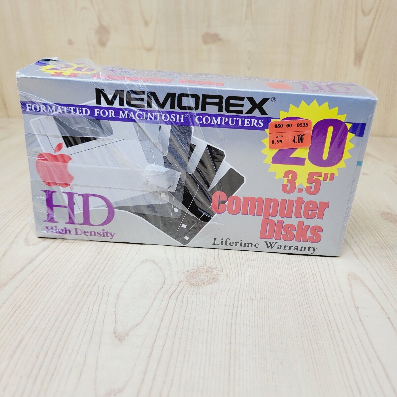 Memorex HD High Density 20 Pack 3.5” Computer Floppy New Sealed NOS