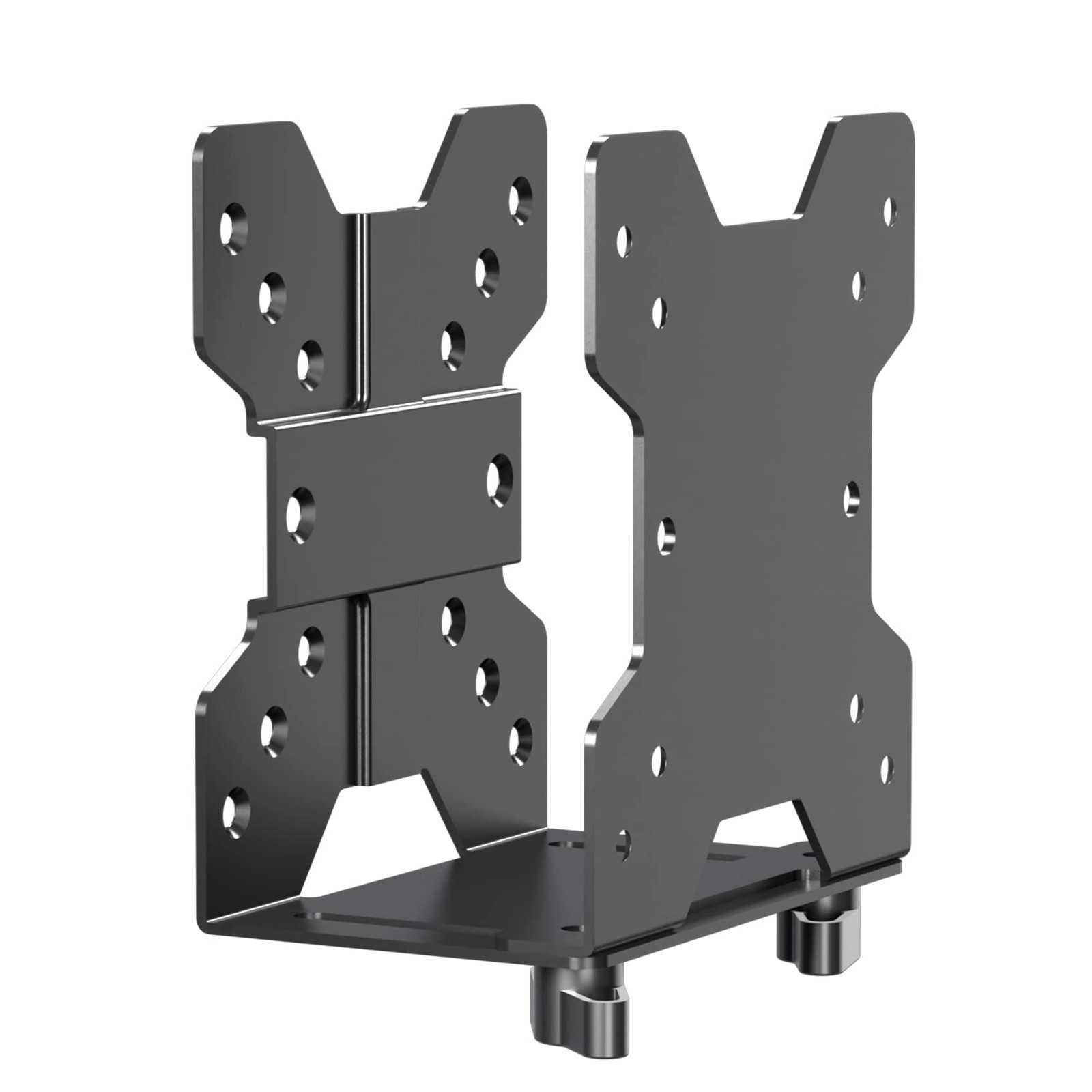 Thin Client Mount Bracket Adjustable Mini PC VESA Under Desk Holder ZJJ002