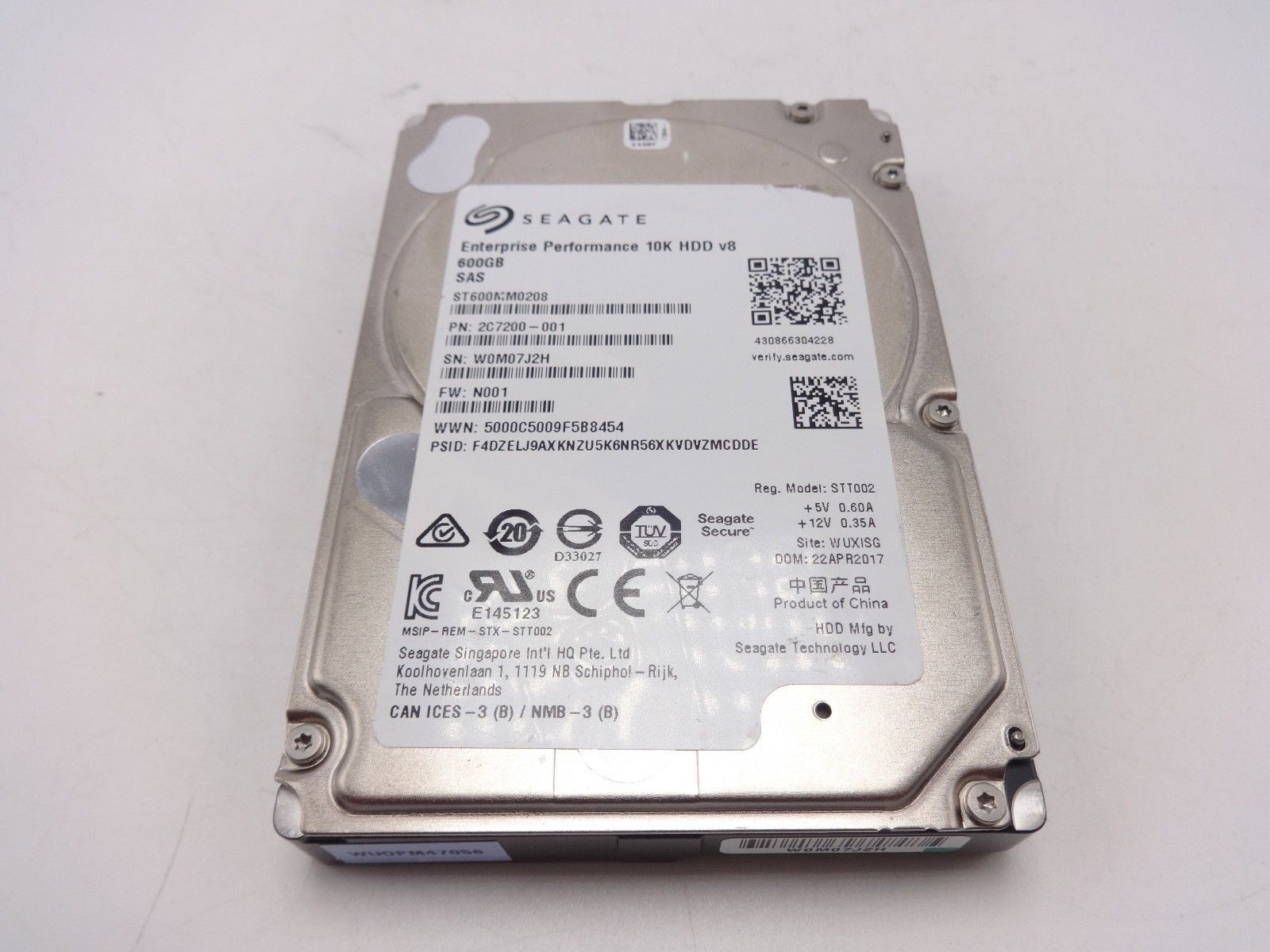 Seagate ST600MM0208 600GB 10K 12GBPS SAS 2.5" Hard Drive