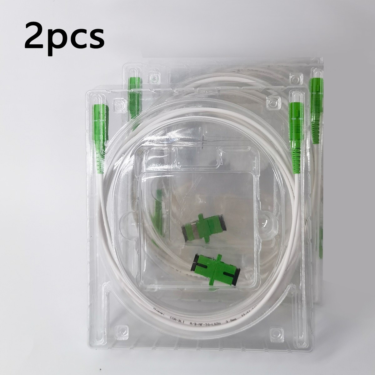 2/3/5/10pcs Fiber Optic Patch Cord G657A2 LSZH 2M SC/APC-SC/APC Simplex