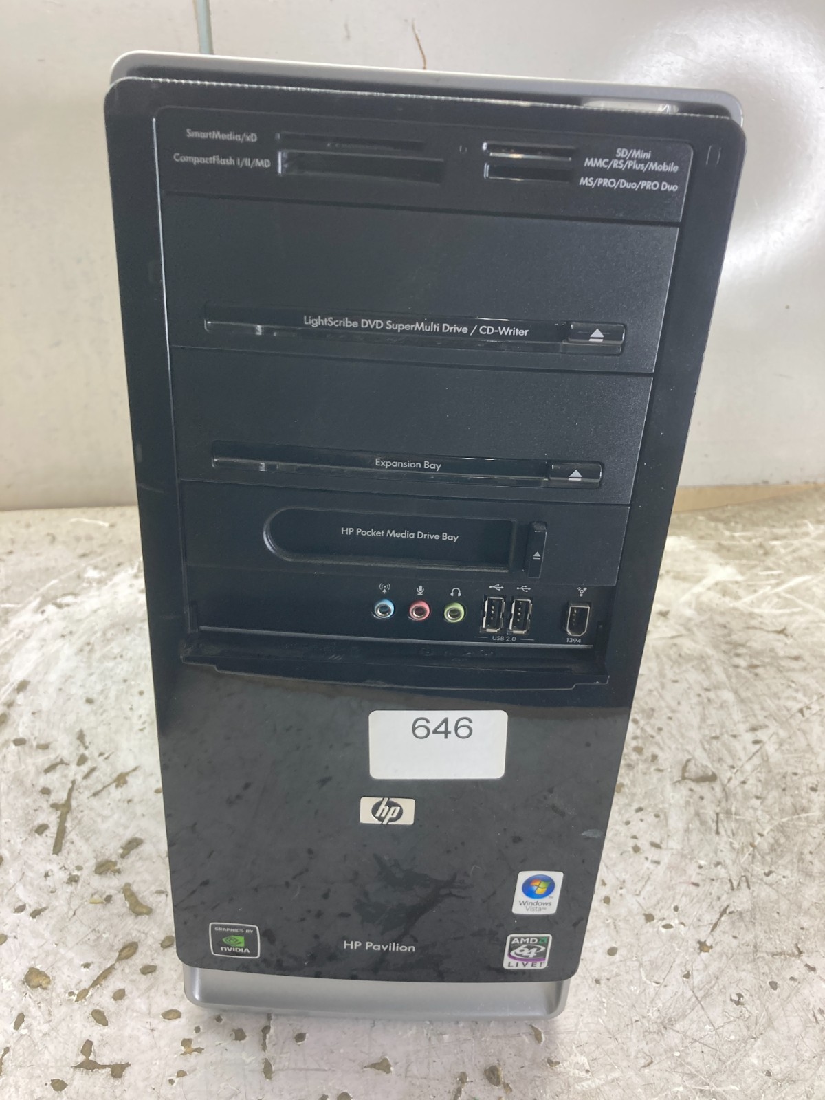 HP Pavilion a6200n Intel Pentium D 2.66GHz  NO HDD