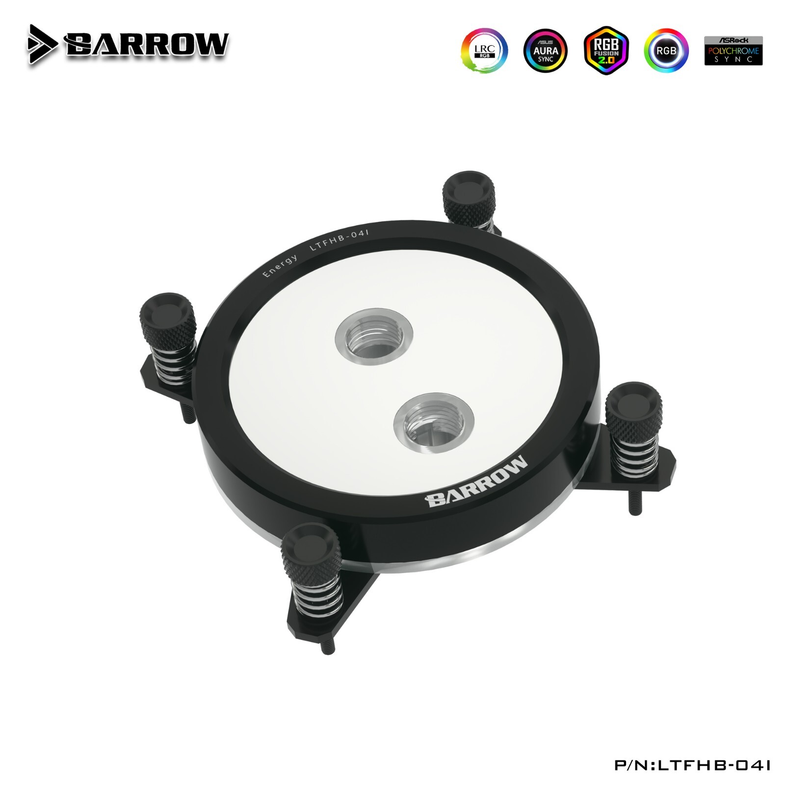 Barrow CPU Water Block for intel i3 i5 i7 i9 LGA 1851 1700 1200 LTFHB-04I Black