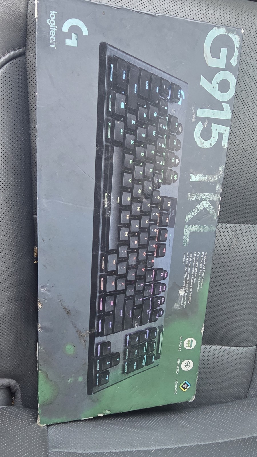 Logitech G915 TKL Clicky Switch Wireless Bluetooth RGB Gaming Keyboard - New