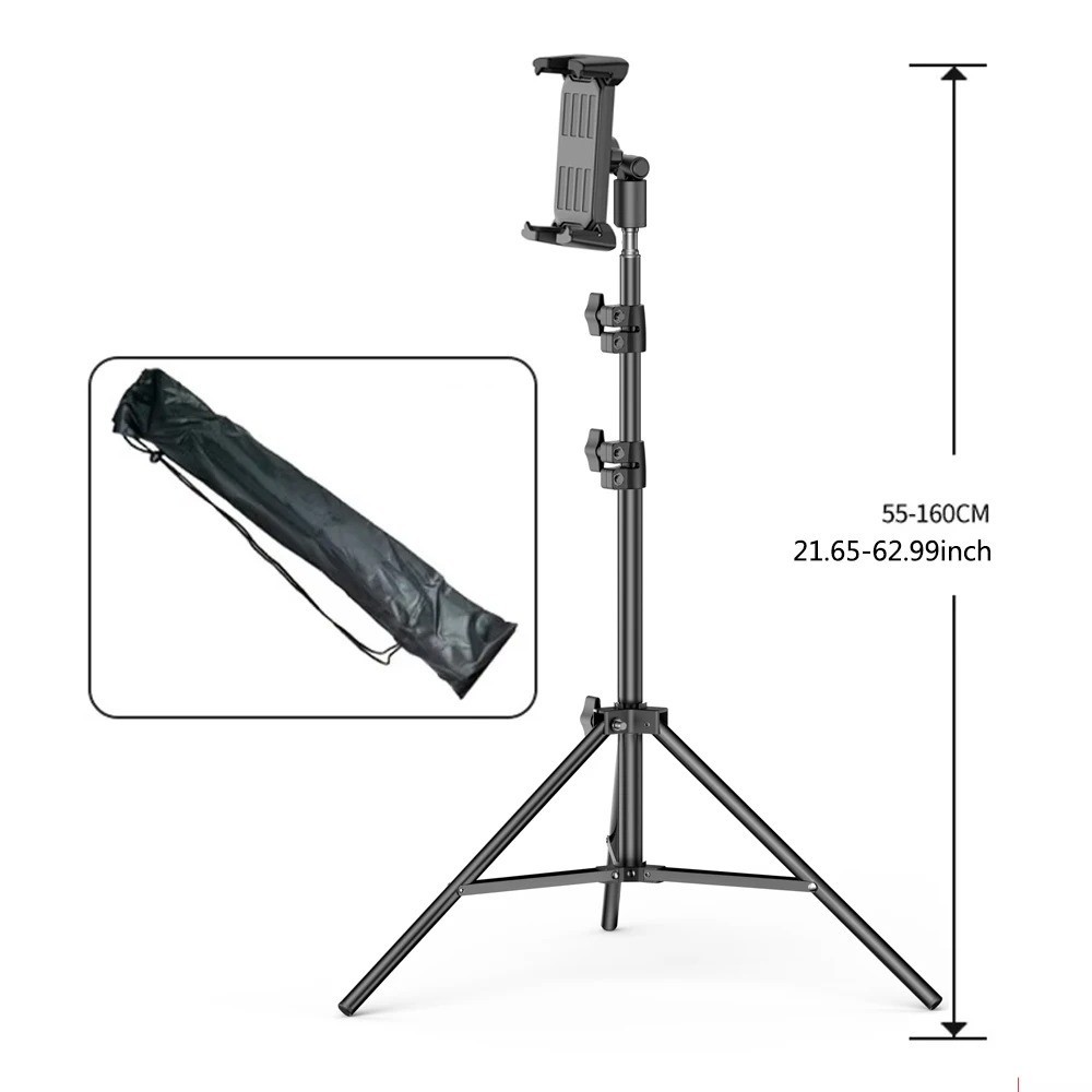 Xnyocn Tripod Floor Tablet Stand Adjustable Holder Mount Support for iPad Air Pr