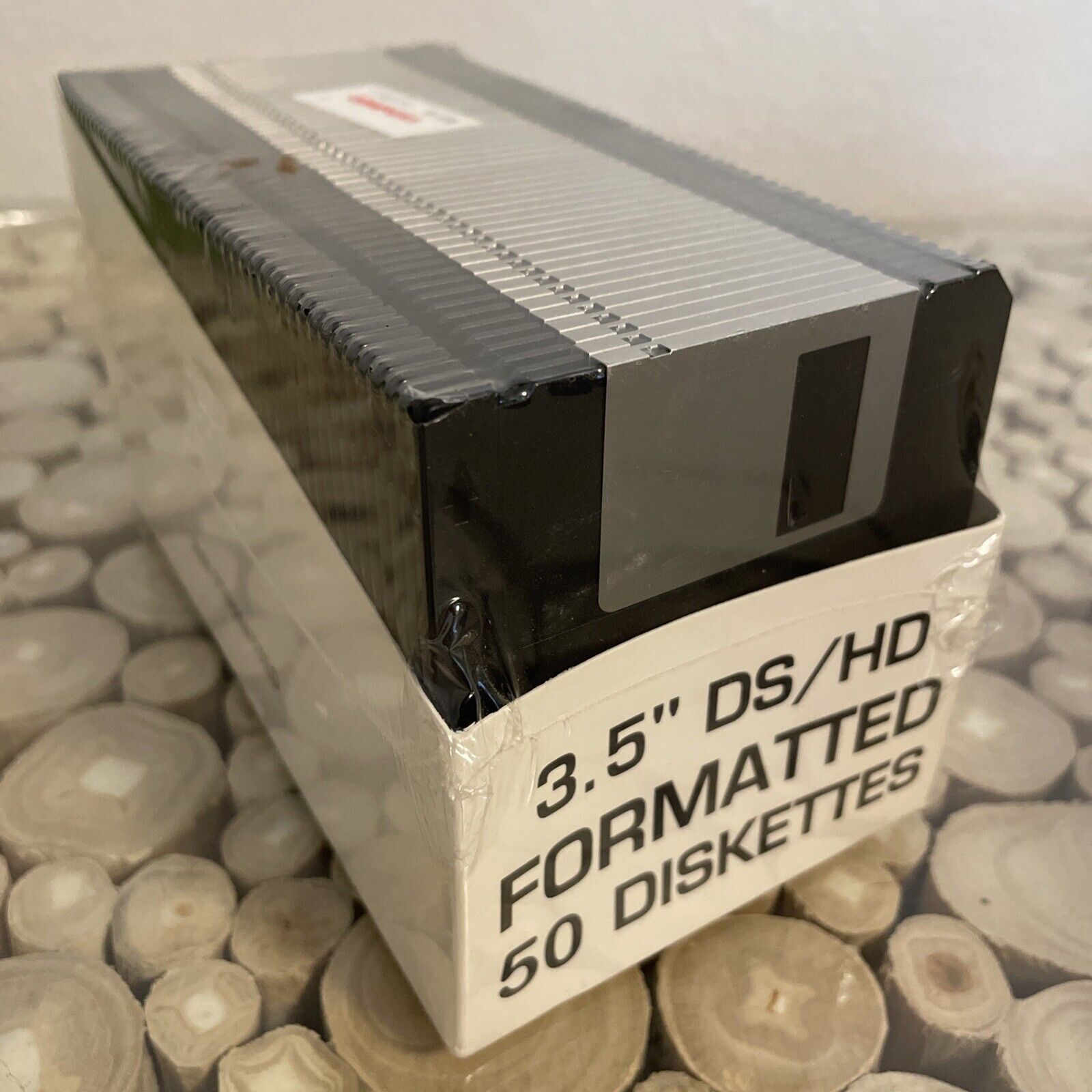 Vintage Unopened Box of 50 Comp USA IBM Diskettes 1.44MB HD Floppy Discs 3.5