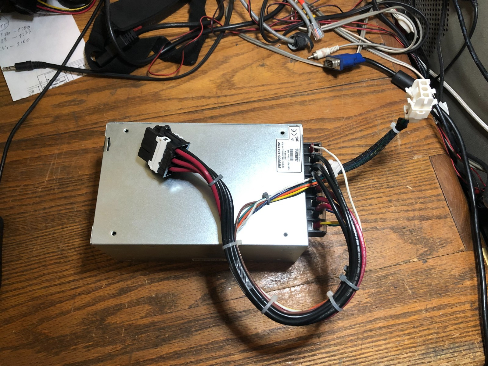Lambda SWS600-12/LFN2 12V 50A 600W Switching Power Supply Module Used Tested
