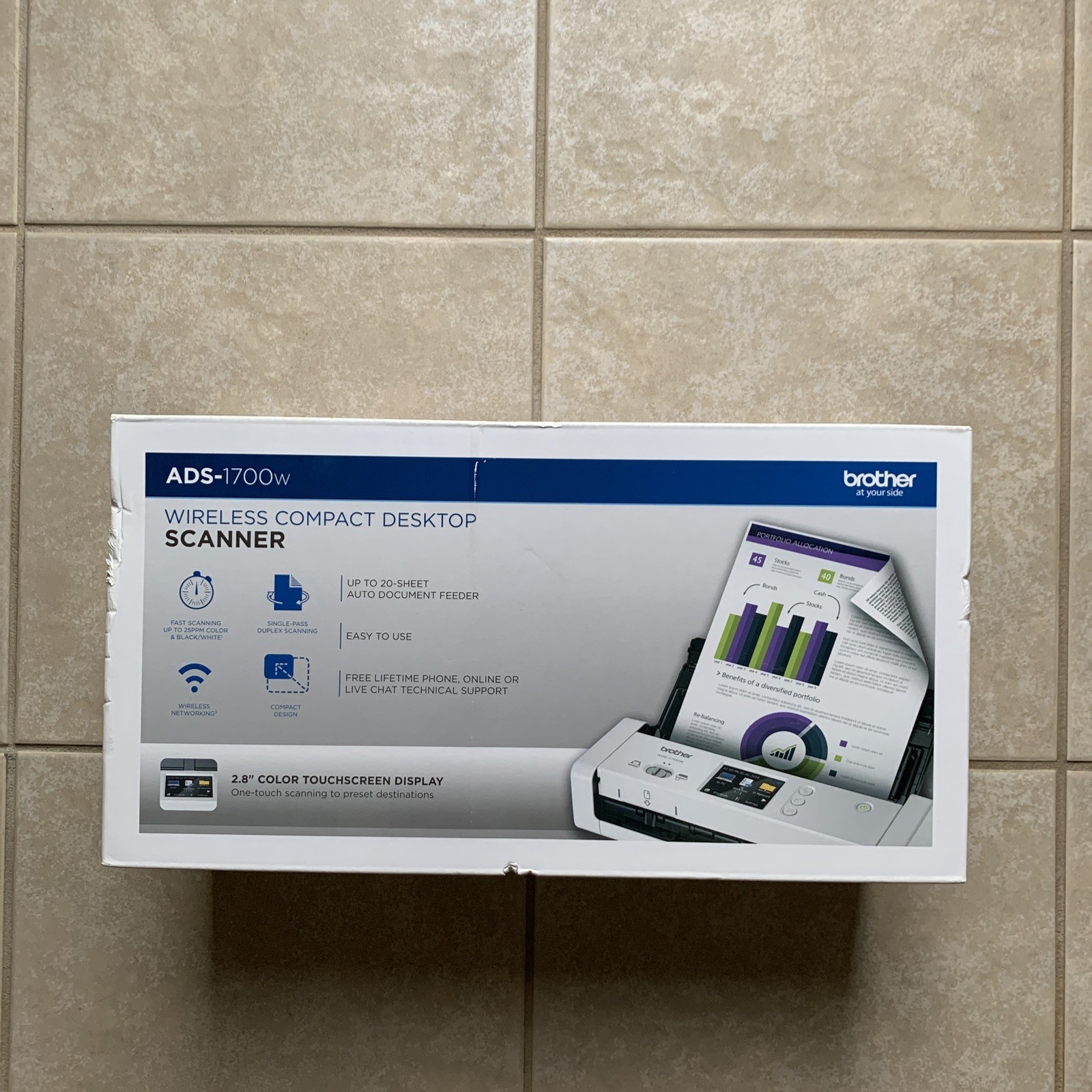 Brother ADS1700W Wireless Sheetfed Scanner