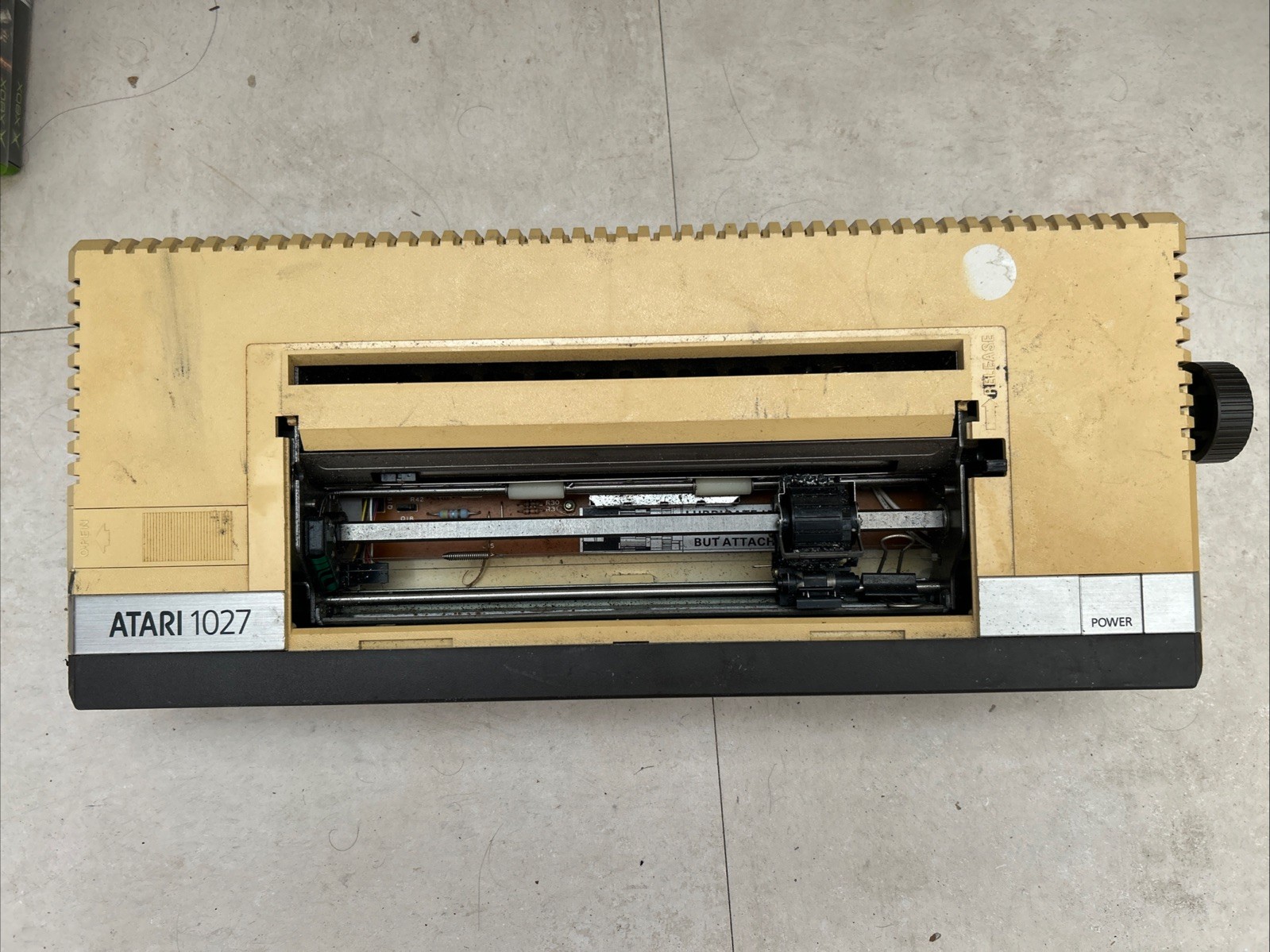 Atari 1027 Printer Letter Quality Printer 1983 For Parts Or Repair Untested Read