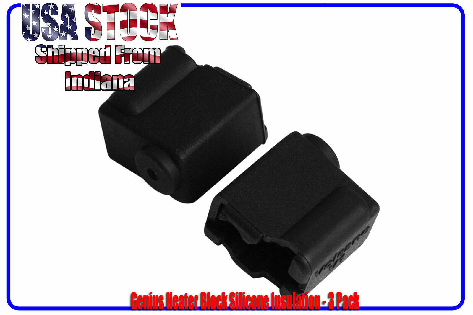 Artillery Genius Silicone Insulation Socks for Heat Block, Black