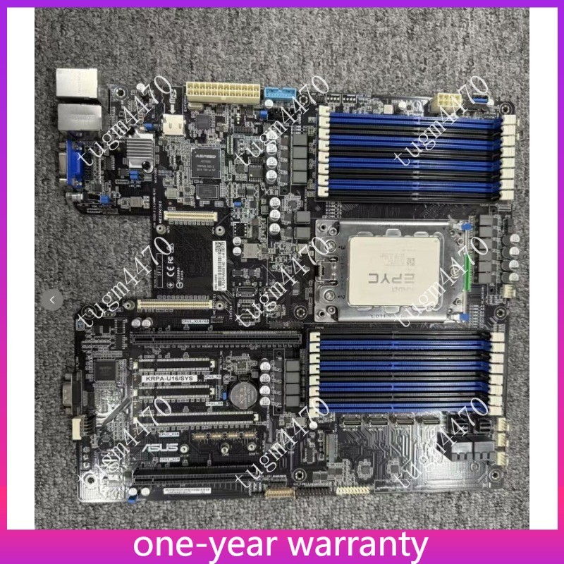 KRPA-U16 ASUS SYS+AMD EPYC 7502 32 cores 64 threads 2.5GHZ motherboard+CPU Used
