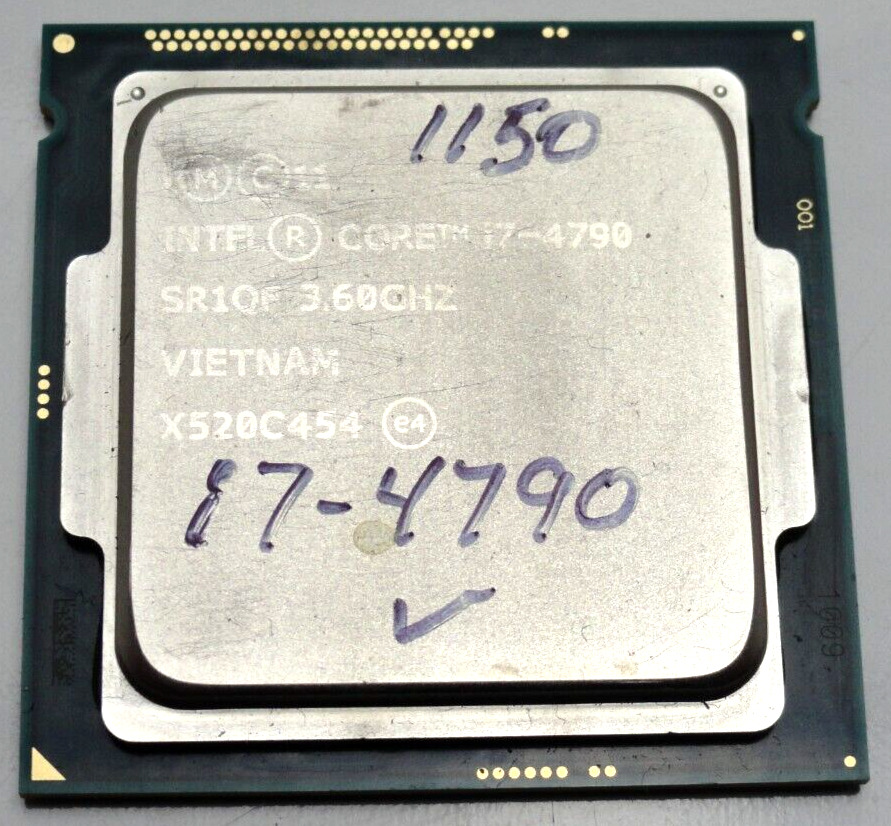 Intel Core i7-4790 3.6 GHz Quad-Core SR1QF CPU Processor