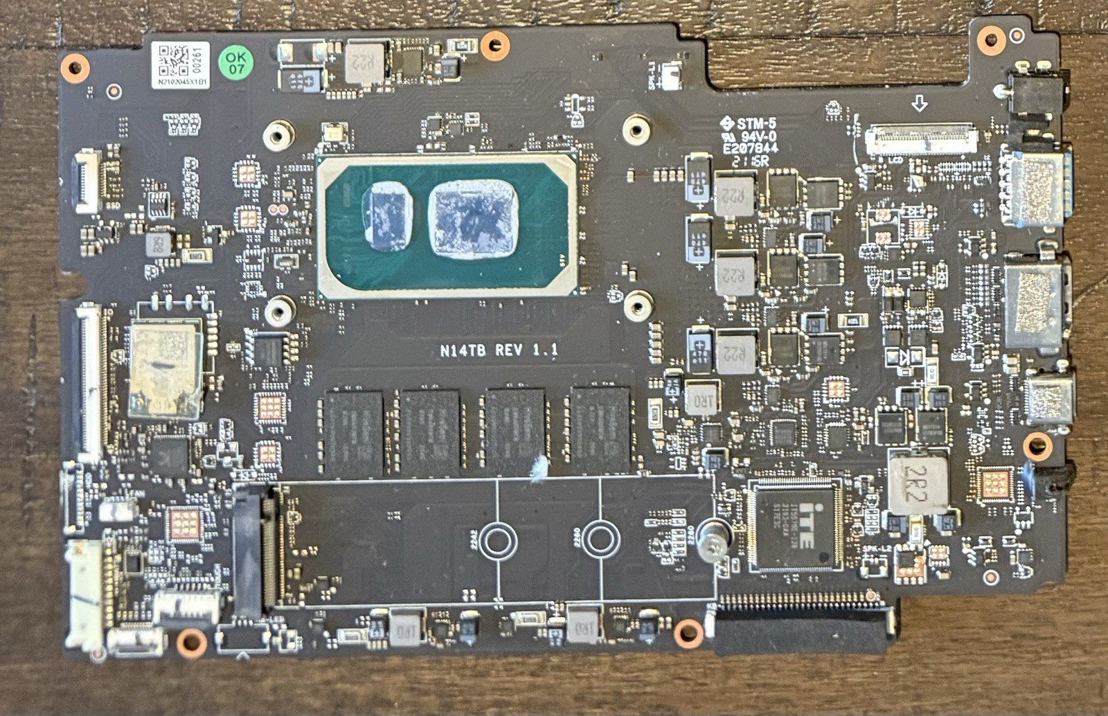 GENUINE GATEWAY GWTN156-7GR MOTHERBOARD I3-1115G4 8GB M2102047