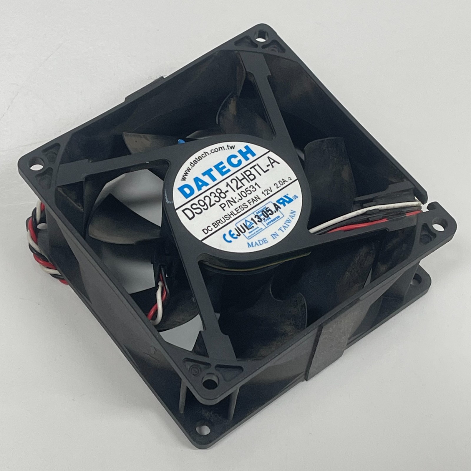Genuine Dell Dimension 3000 Chassis Case Cooling Fan 12V | J0531 DS9238-12HBTL-A