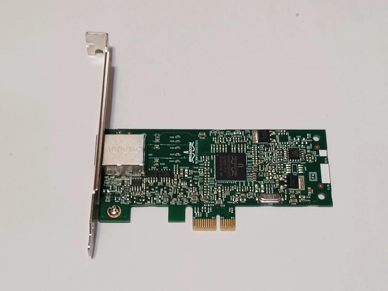 Lot 2 Dell Broadcom 5722 Gigabit PCIe Network Card 9RJTC 09RJTC Single Port NIC