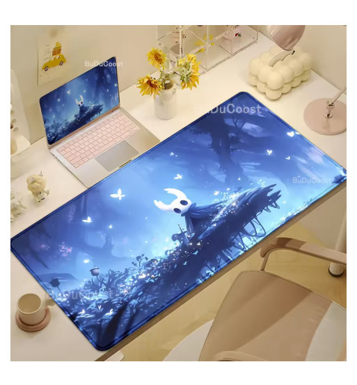 Hollow Knight Silksong XXL Mouse Pad HD Print Large Gaming Desk Mat