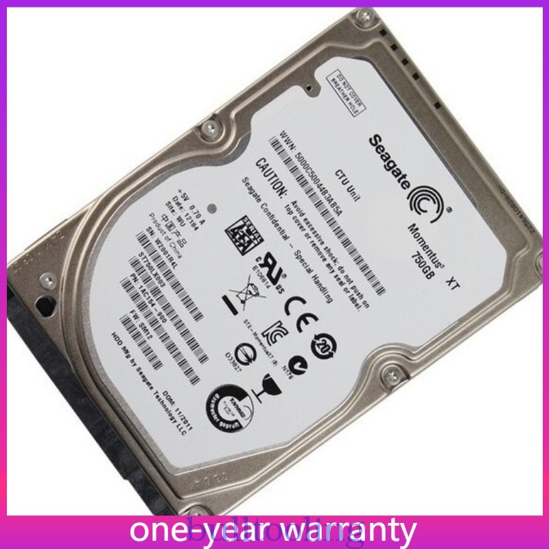ST750LX003 Seagate Momentus XT 750GB 7200 RPM SATA 2.5" Laptop SSHD Hybrid Drive
