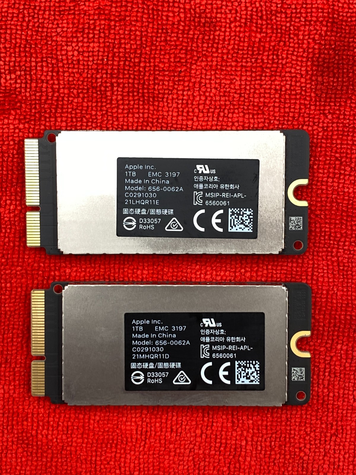 APPLE OEM 2TB SSD KIT (2x 1TB) FOR 2017 iMAC PRO 27" A1862 EMC 3197 (656-0062A)