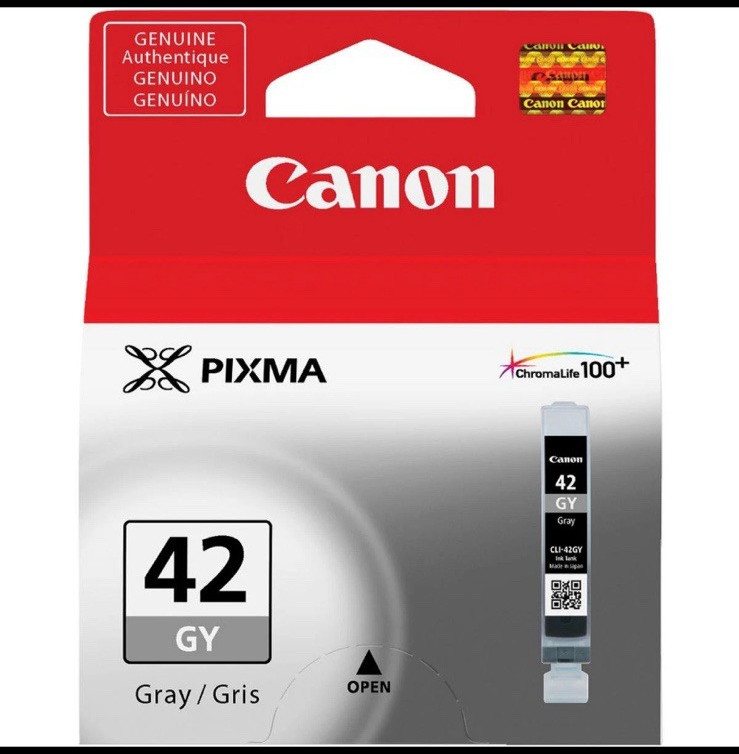 Genuine Canon CLI-42 Gray Ink Cartridge For PIXMA PRO-100