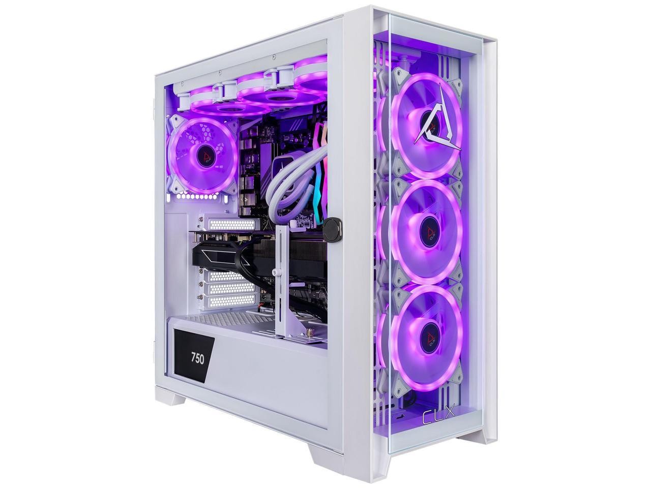 CLX SET Gaming Desktop - AMD Ryzen 9 9900X 4.4GHz 12-Core Processor, 32GB DDR5 M