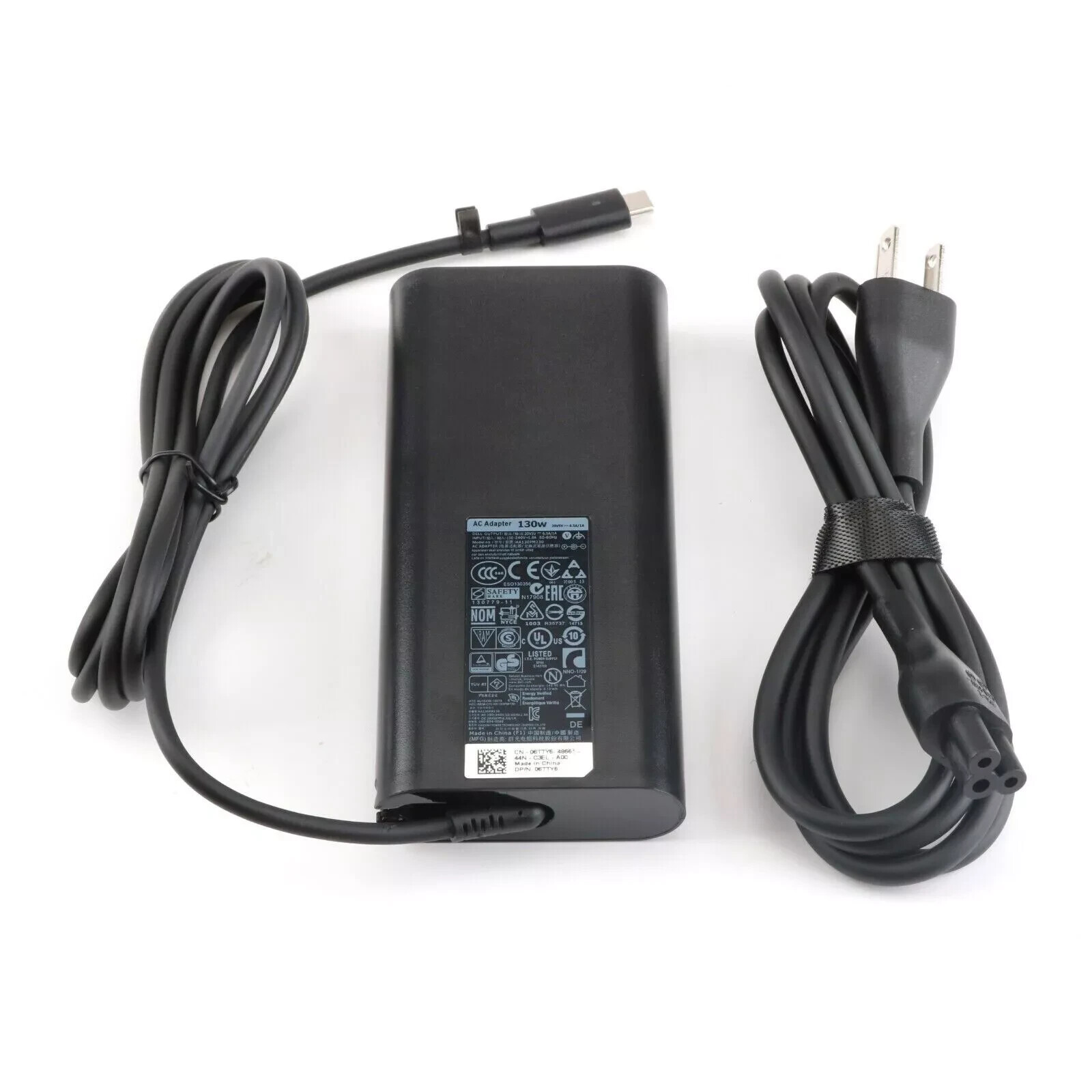 Genuine 130W Type-C Charger for Dell XPS 12 9250 17 9700 9710 Latitude 5401 5511