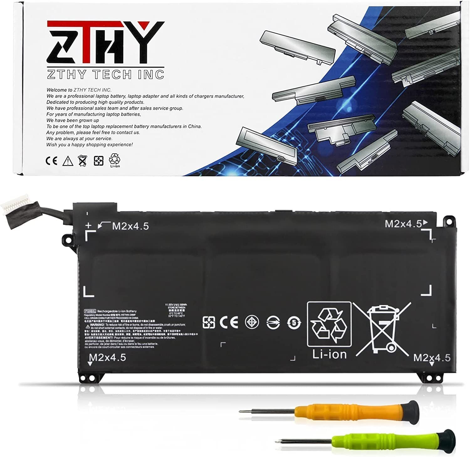 69Wh Battery Replacement for HP Omen 15-DH000, 15T-DH000 - High Capacity, Durabl