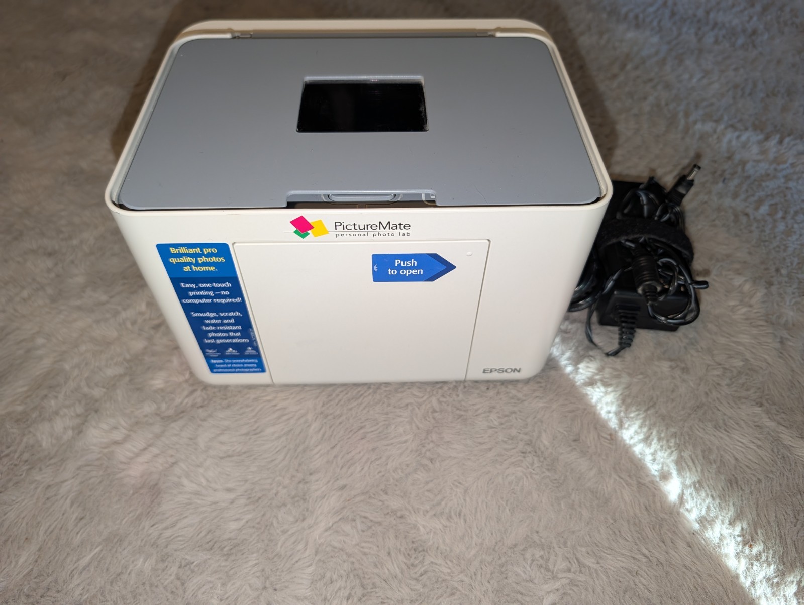 Epson PictureMate Dash PM-260 Photo Printer w Box Accessories Paper Ink Manuals