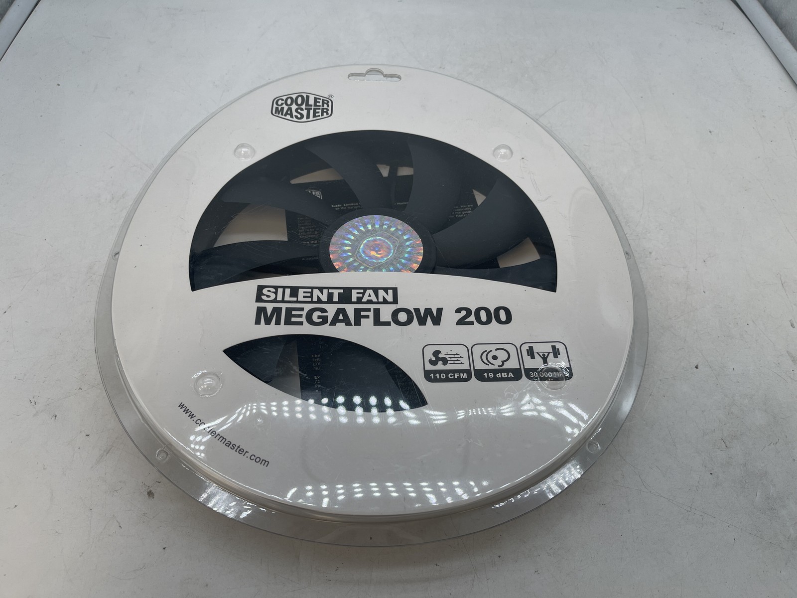 Cooler Master MegaFlow 200mm Silent PC Case Fan R4-MFJR-07FK-R1 - 