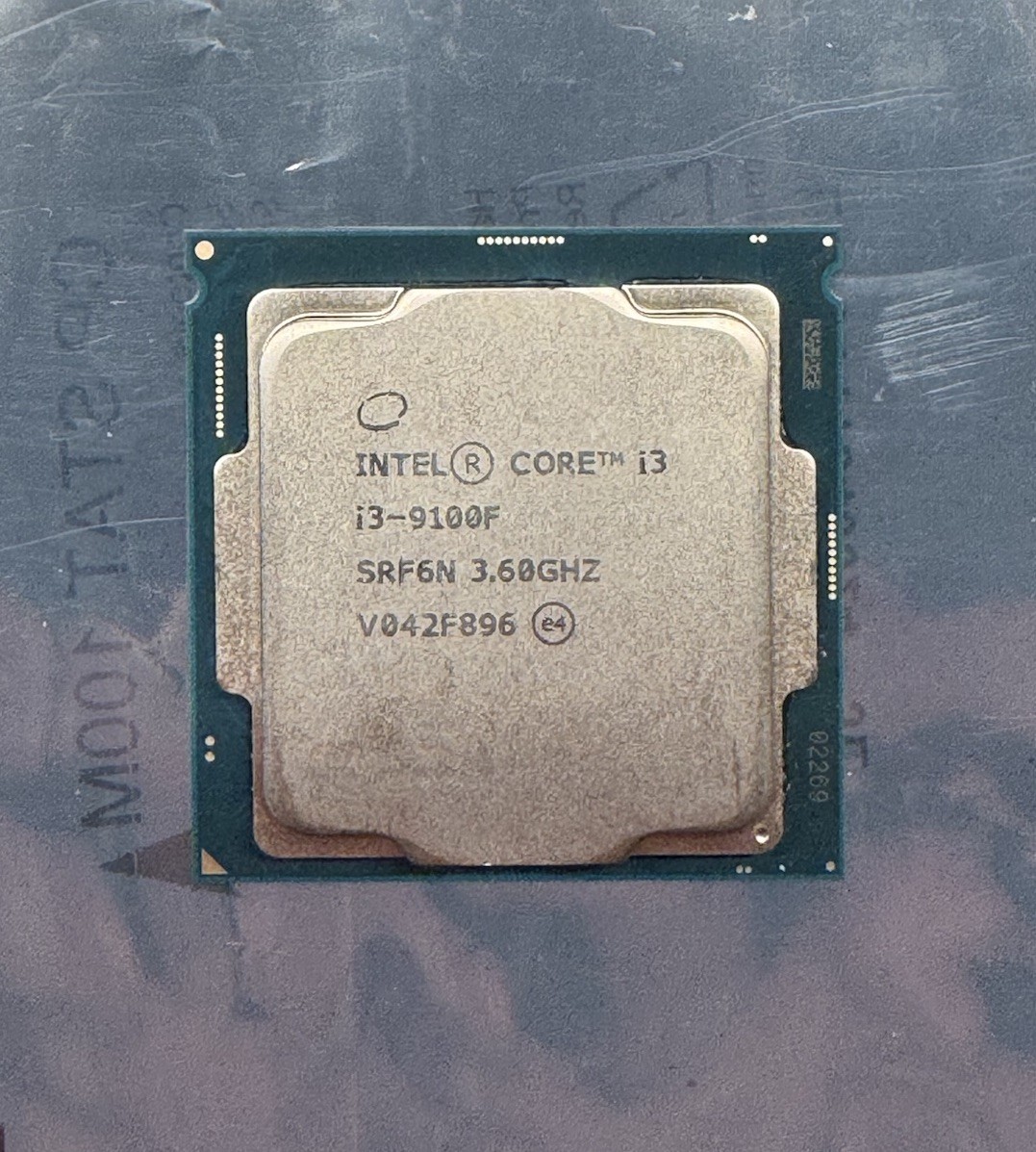 ✅ Intel core i3-9100F 4 cores 4 threads 3.60 GHz LGA1151 TESTED