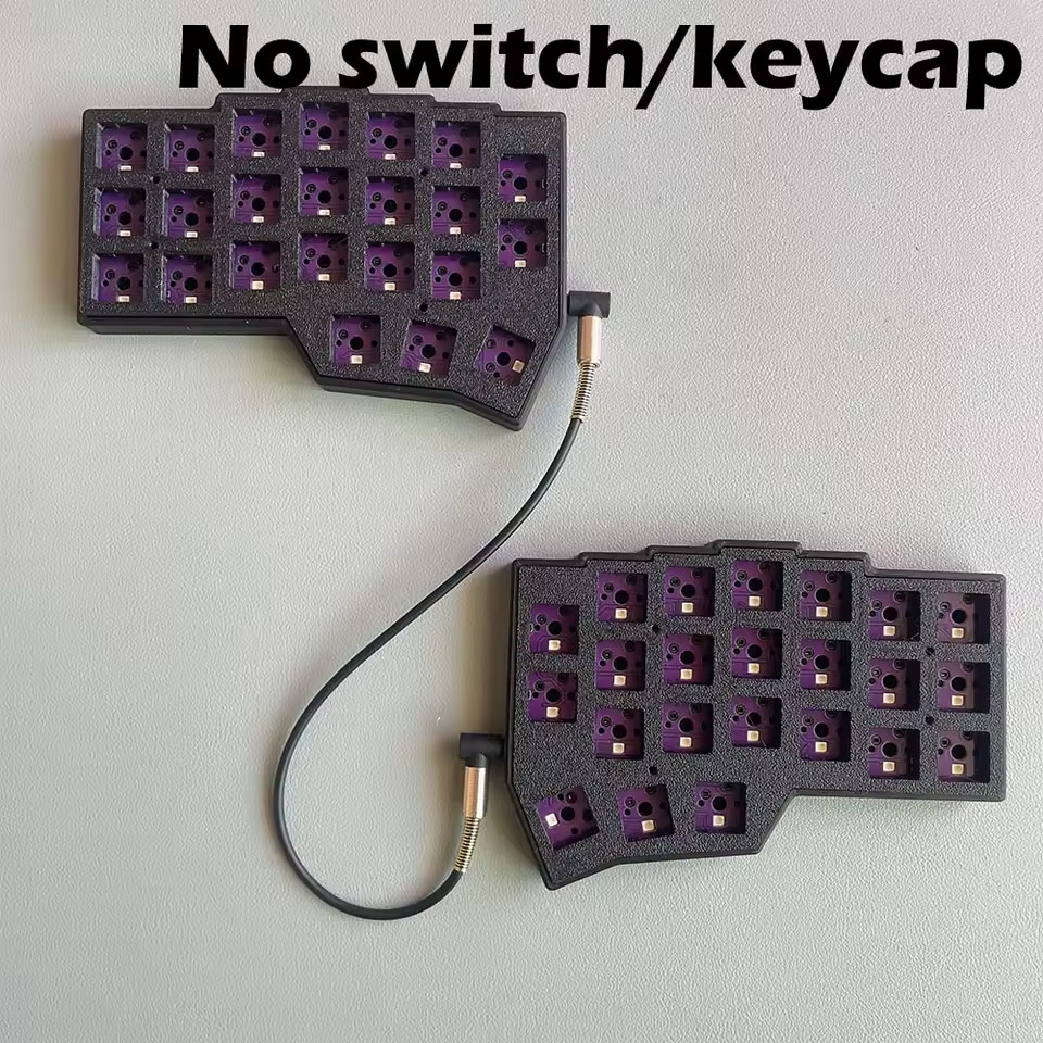 Corne V4.1 Split Ergonomic Mechanical Keyboard Hot-Swappable RGB QMK VIA Pro PC