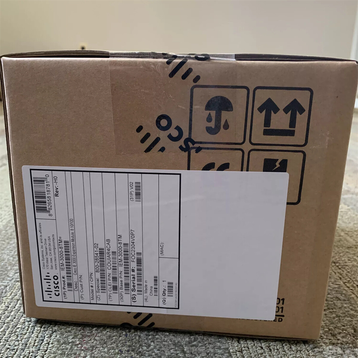 New Sealed Cisco IEM-3000-8TM Industrial Ethernet Switch - 8 ports