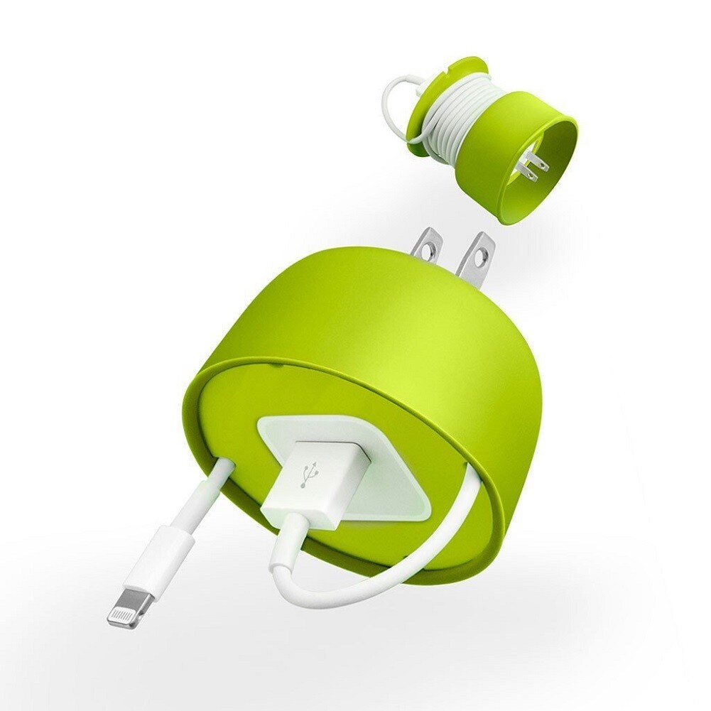 Quirky Powercurl Cord Wrap Mini POP Green