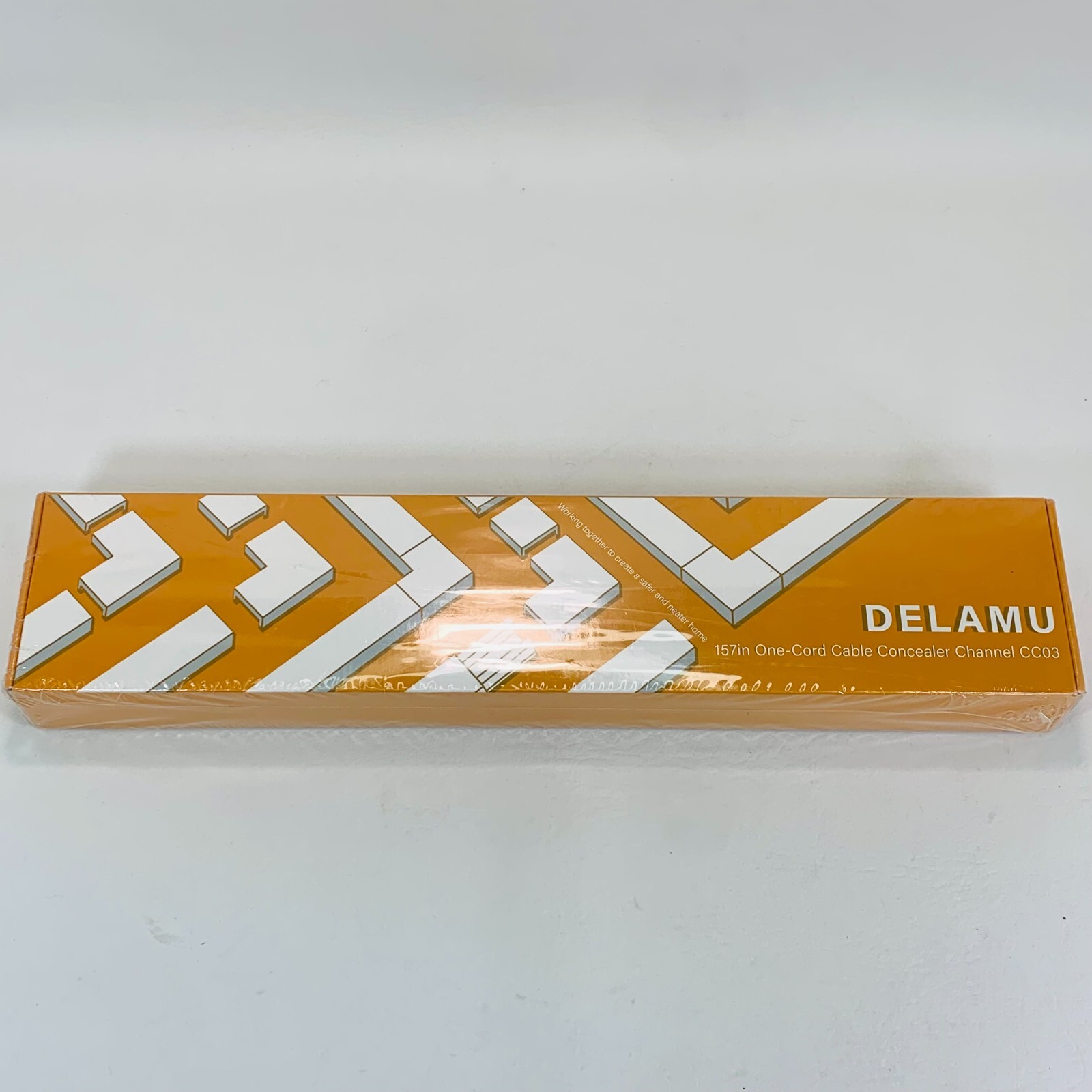 Delamu 157in One-Cord Cable Concealer Channel CC03 New Sealed In Box