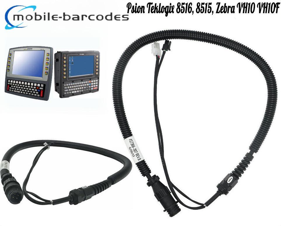 Replacement VH10F VH10 Cable Teklogix Zebra for 8516, 8515, Power Built-in Psion