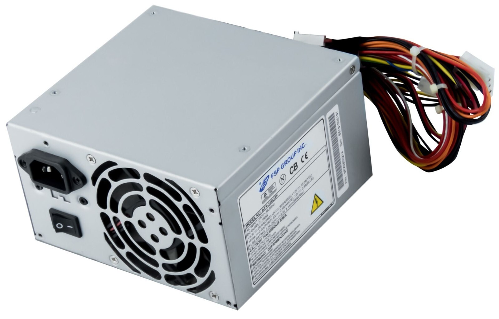 FSP ATX-350GTF 350W ATX Power Supply 20+4 Pin 4 Pin 12V AUX 6-Pin