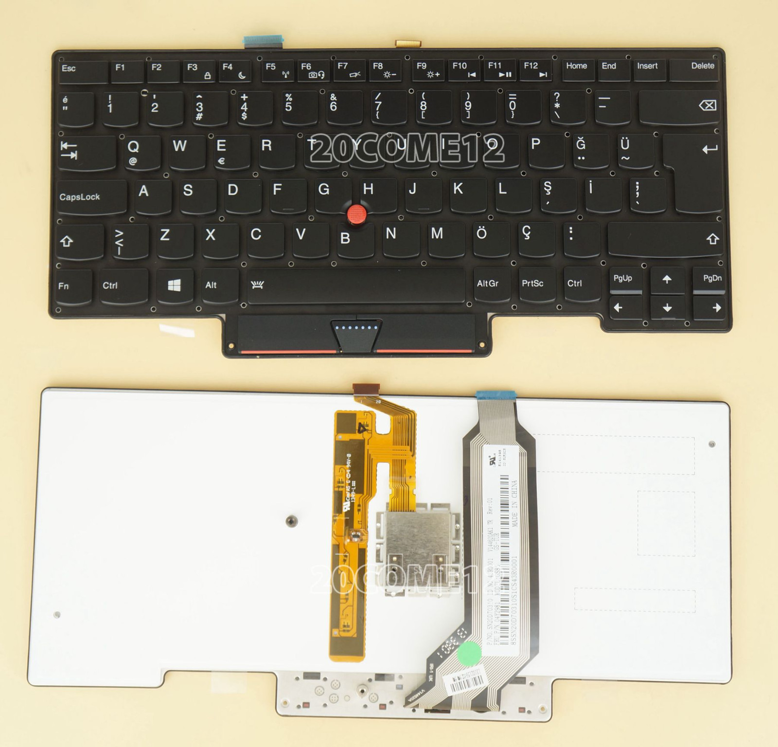NEW for Lenovo Thinkpad Carbon X1 Gen 1 1st 2013 Keyboard Backlit Turkey Klavye