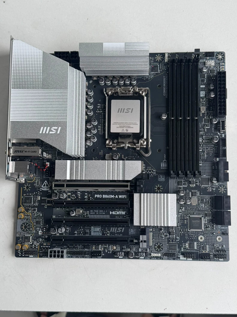 For MSI PRO B860M-A WIFI Motherboard LGA1851 DDR5 3×M.2 4×SATAIII Micro ATX