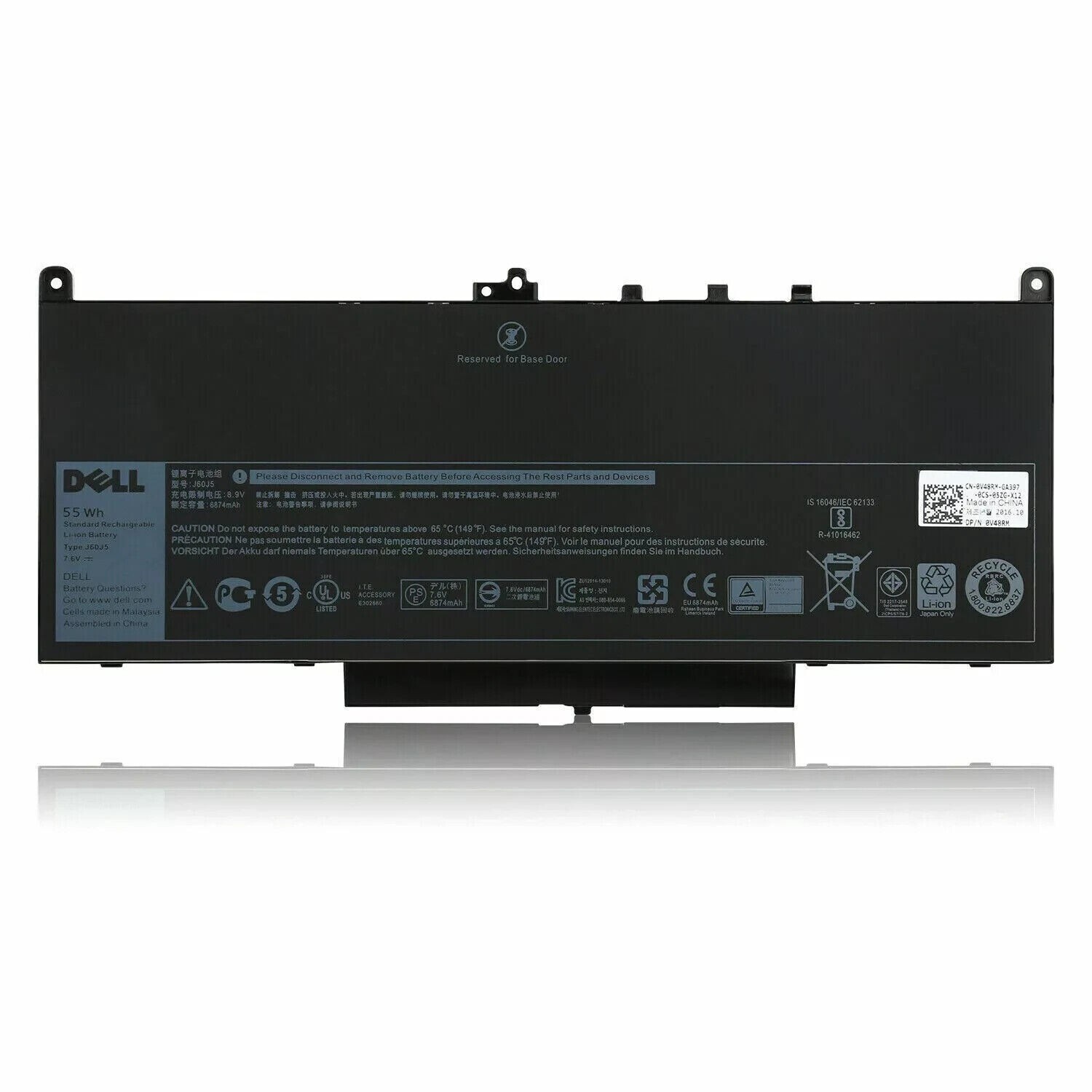 Original J60J5 Battery for Dell Latitude E7470 E7270 7470 7270 451-BBSX 451-BBSY