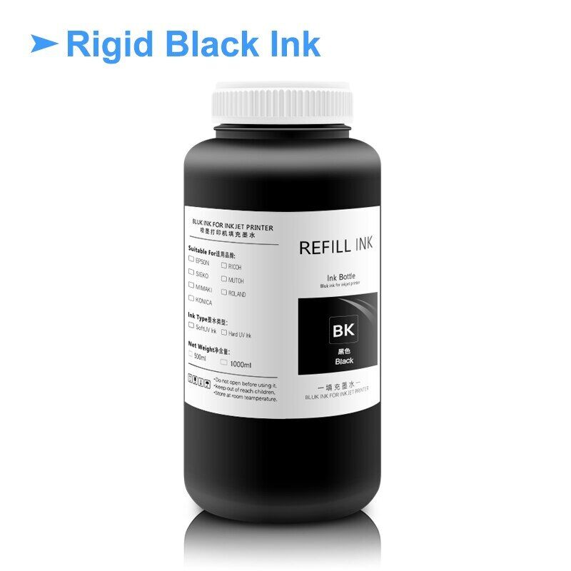 1000ML LED Curable UV Ink For Ricoh Gen3 Gen4 Gen4L Gen5 Gen5i Gen5S Gen6 