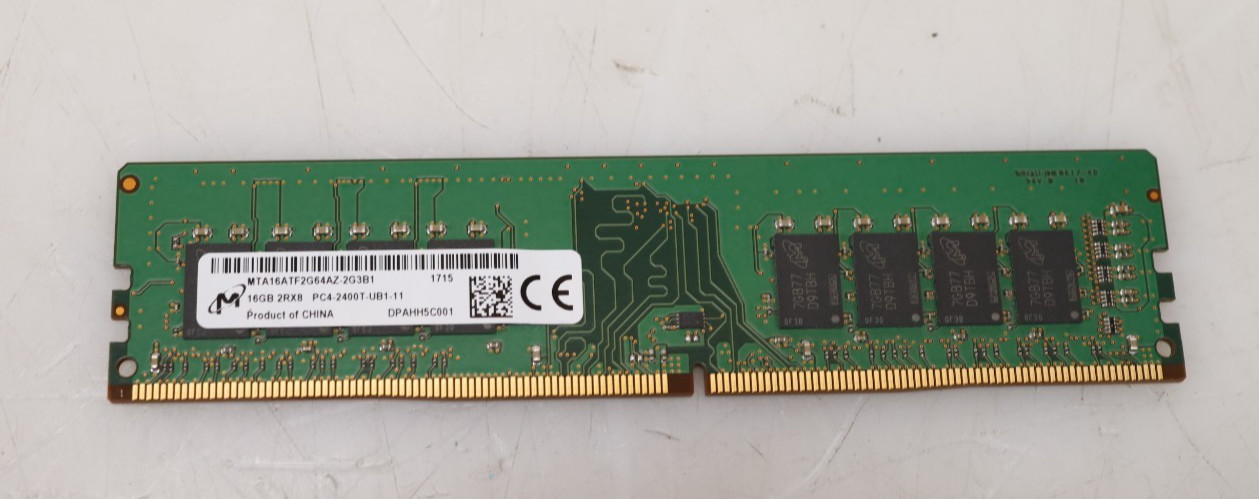 16GB Micron MTA16ATF2G64AZ-2G3B1 DDR4 2400MHz UDIMM Desktop Memory