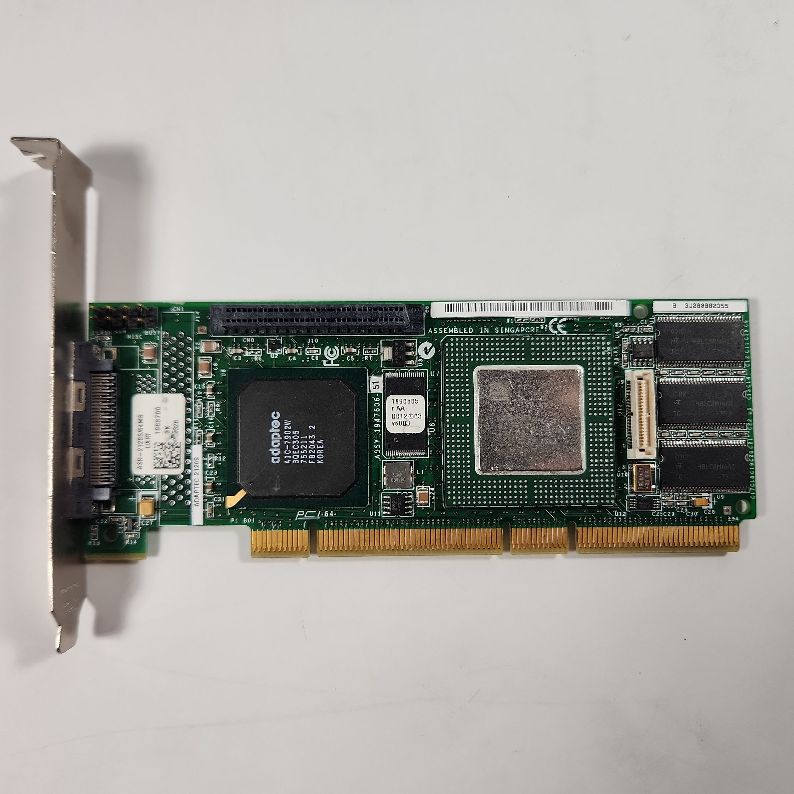 Adaptec ASR-2120S 64MB Ultra320 SCSI RAID Controller Card PCI