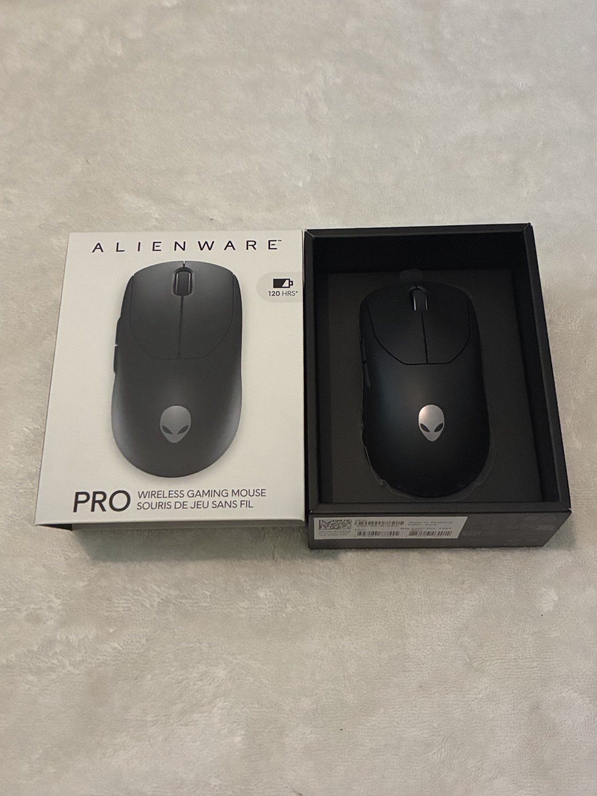 Alienware Pro Wireless Gaming Mouse Black New Open Box Complete