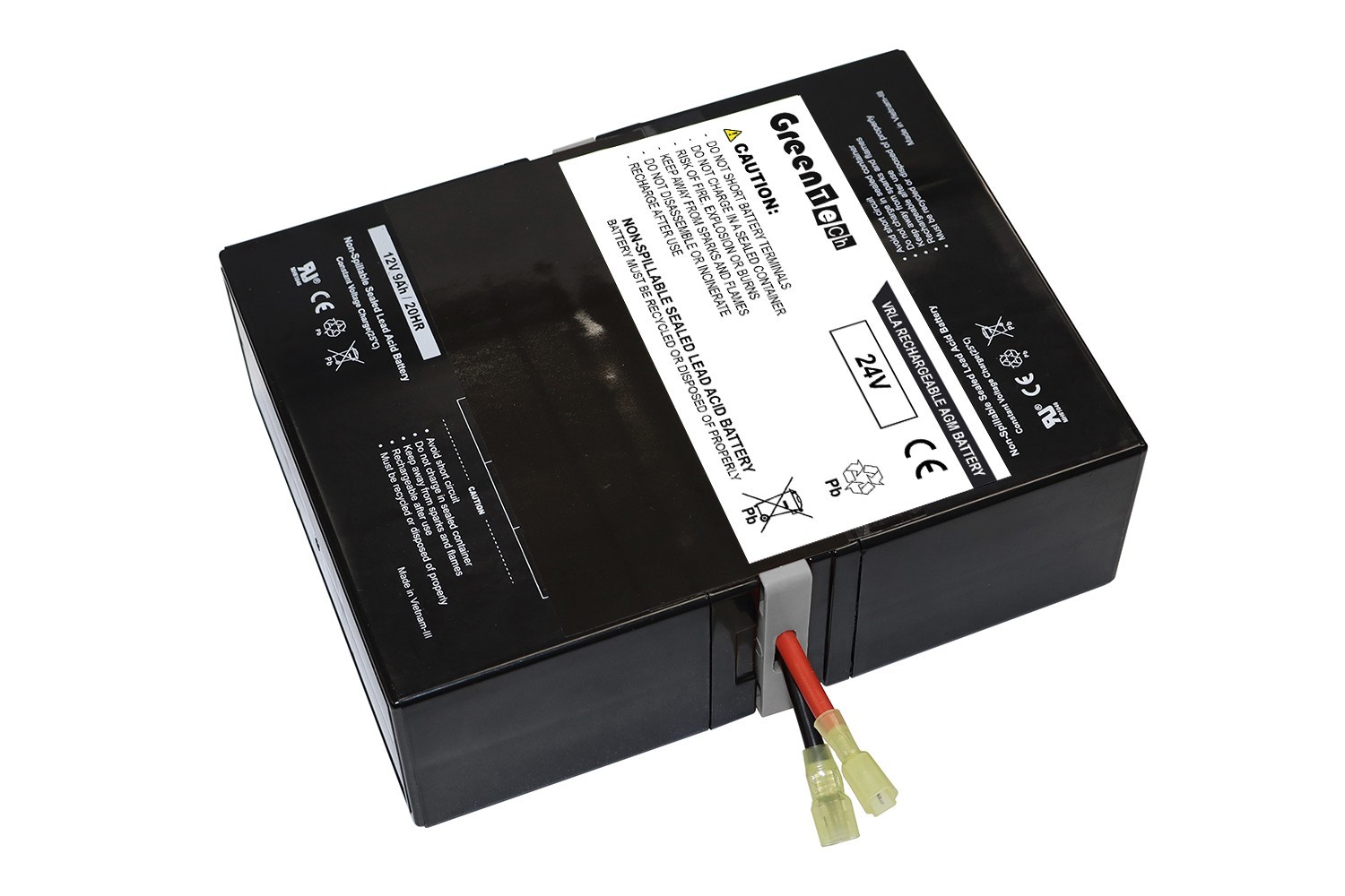 GREENTECH RB1280X2A COMPATIBLE BATTERY FOR CP1350AVRLCD CP1500AVRLCD CP1500AVRT