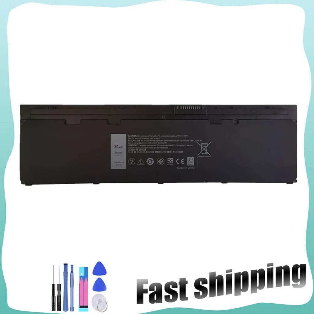 New VFV59 52Wh Battery For Latitude 12 7000 E7240 E7250 Series F3G33 WD52H