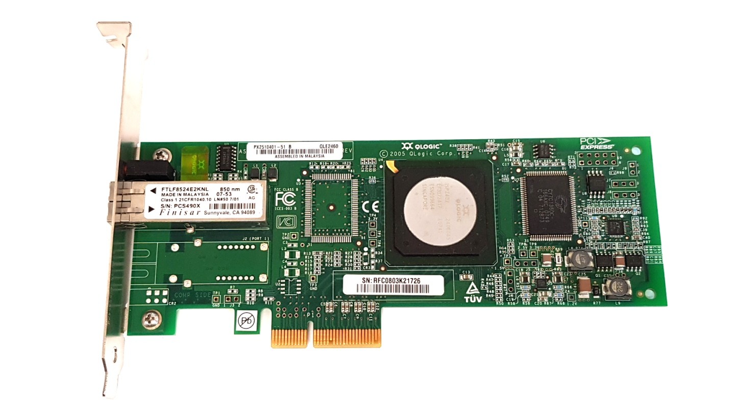 Dell QLogic QLE2460-E Single-Port PCI-e Fibre Channel Adapter PX2510401-15B