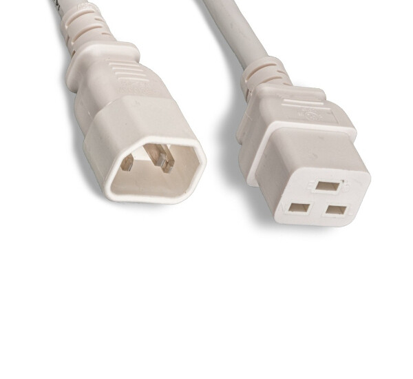 8Ft WHT Power Cord for Cisco Catalyst 4500 5500 Switches Jumper Cord PDU UPS