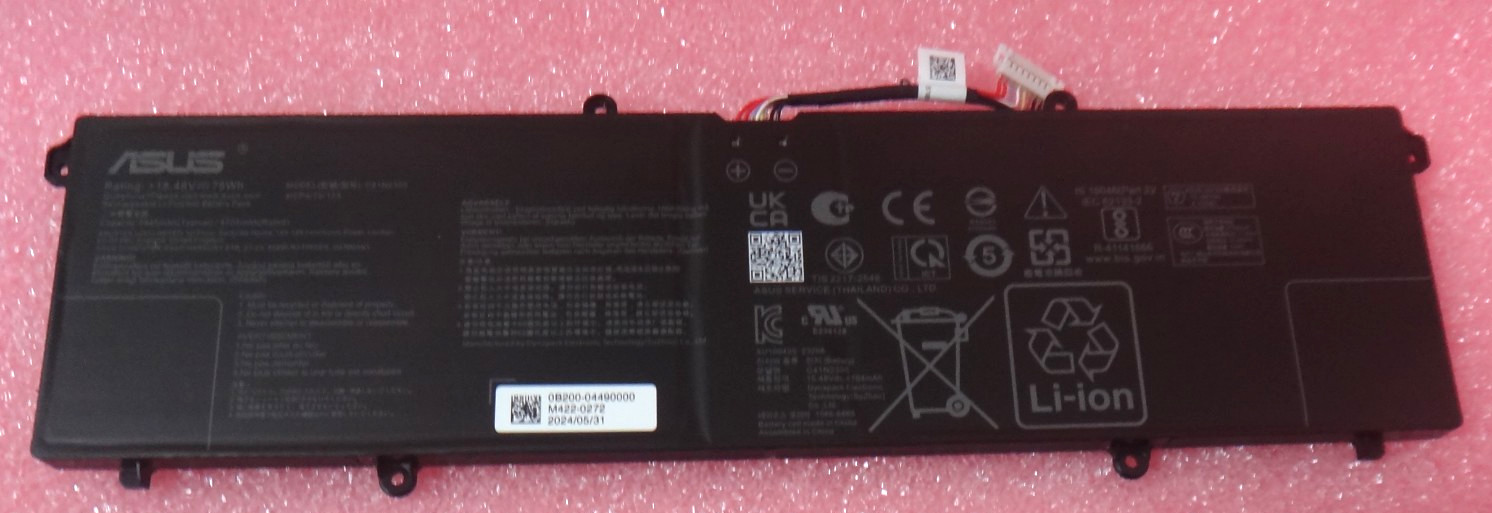 Genuine ASUS Vivobook Pro 15 Q543M Battery 75W 15.48V 4704mAp C41N2305